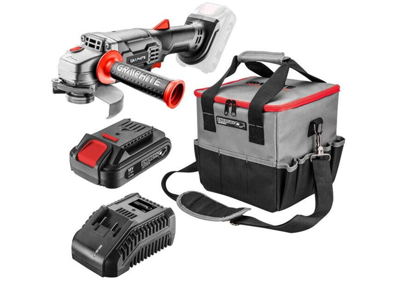 Szlifierka kątowa Graphite Energy+ 58G015-BR 1x2,0Ah