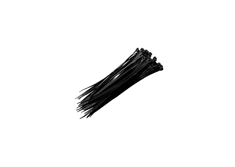 Nylonowa opaska kablowa czarna 4.5x350 - 100szt. Grosley GR63045