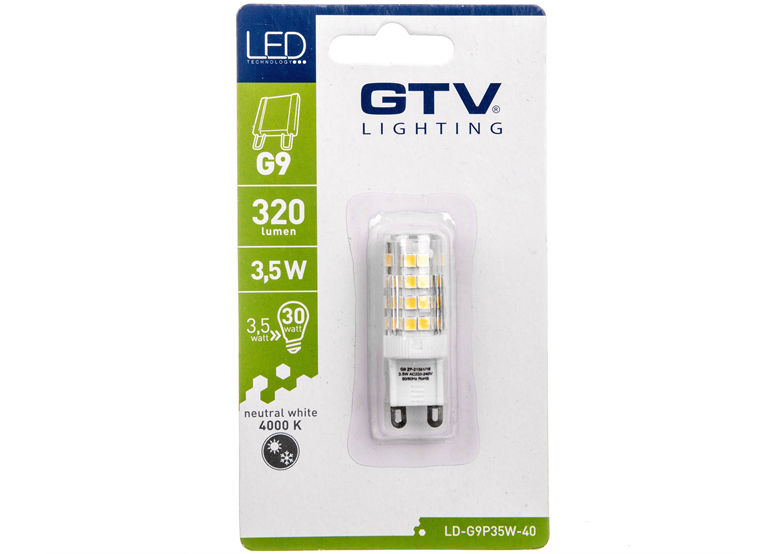 Żarówka LED GTV LD-G9P35W-40