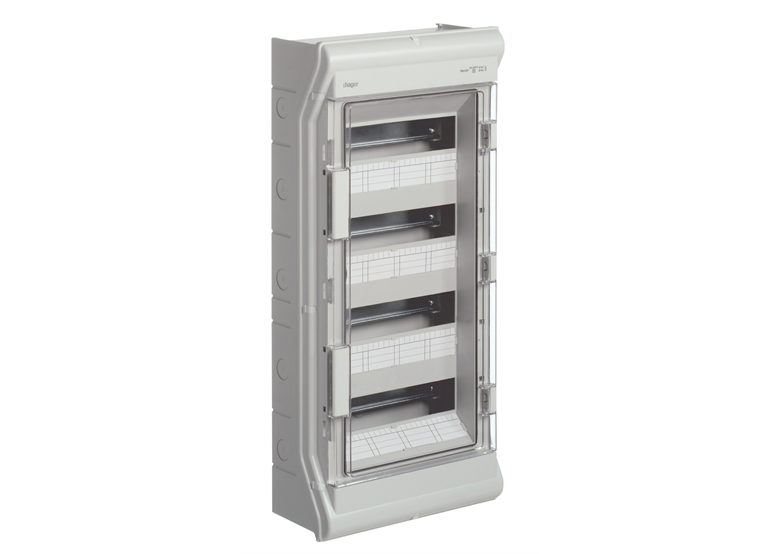 Rozdzielnica modułowa 4x12 natynkowa IP65 Vector Hager Polo VE412L
