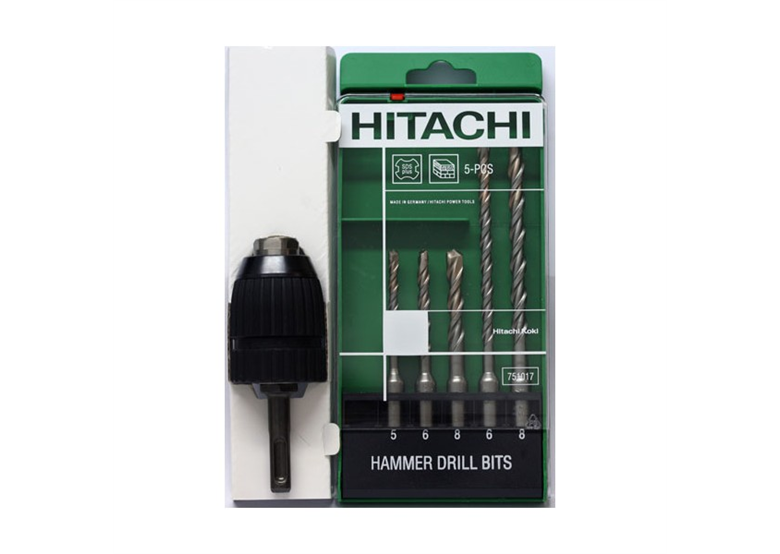 Adapter uchwyt samozaciskowy + wiertła Hikoki 751030