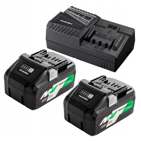 Zestaw startowy 18V: Akumulator 2x4,0Ah BSL36B18X + ładowarka UC18YSL3 Hikoki UC18YSL3 WJZ