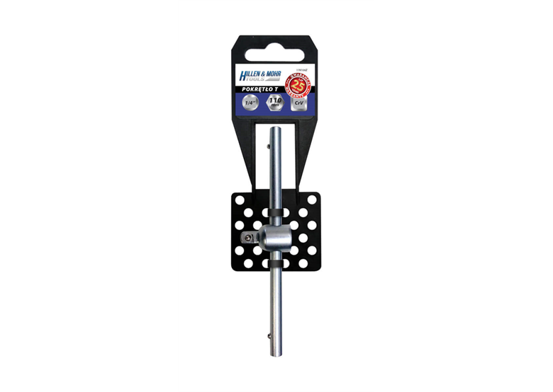 Pokrętło T CrV 1/4"" z przywieszką Hillen&Mohr Tools 17H106Z