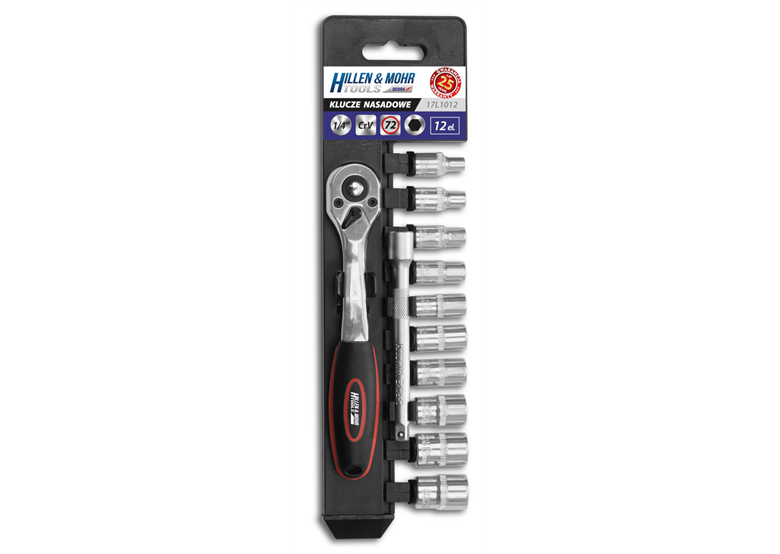 Klucze nasadowe 1/4" 12szt. Hillen&Mohr Tools 17L1012