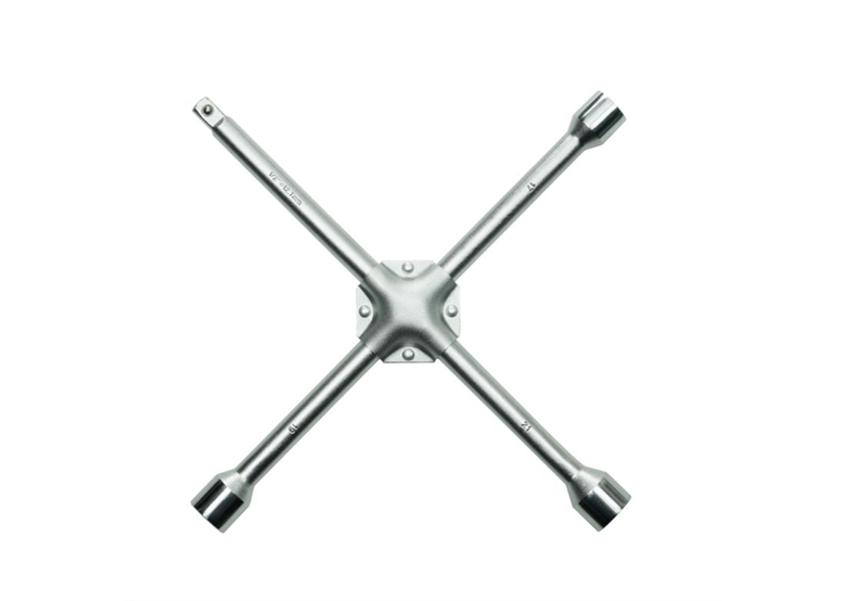 Klucz krzyżakowy do kół 1/2" 17/19/21mm Hillen&Mohr Tools 17M050