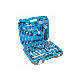 Klucze nasadowe 1/2", 3/8", 1/4", zestaw 131 elementów Högert HT1R439