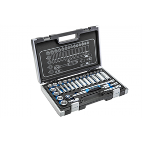 Klucze nasadowe 3/8", zestaw 36 elementów Högert HT1R465