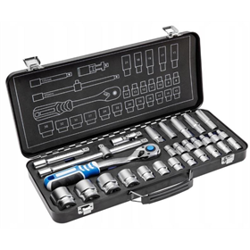 Klucze nasadowe 1/2"", zestaw 29 elementów Högert HT1R480