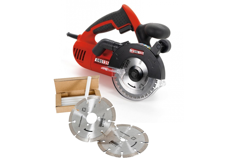 Ręczna pilarka tarczowa z podwójną tarczą Holzmann DBS 125