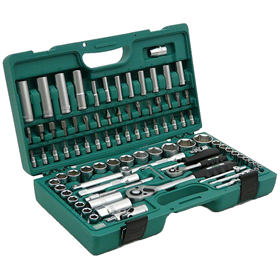 Klucze nasadowe 1/4", 1/2", zestaw 94 elementów Honiton H4056
