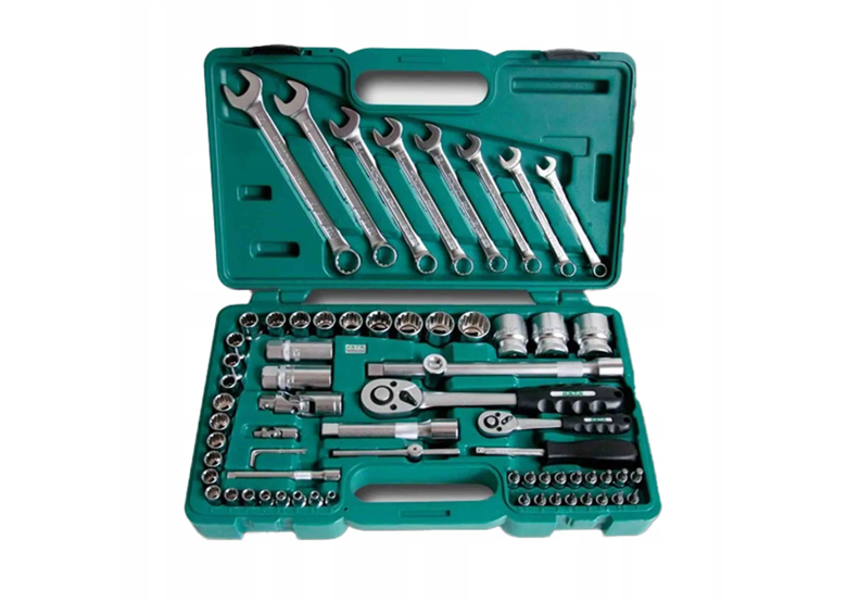 Klucze nasadowe 1/4", 1/2", zestaw 68 elementów Honiton H4368