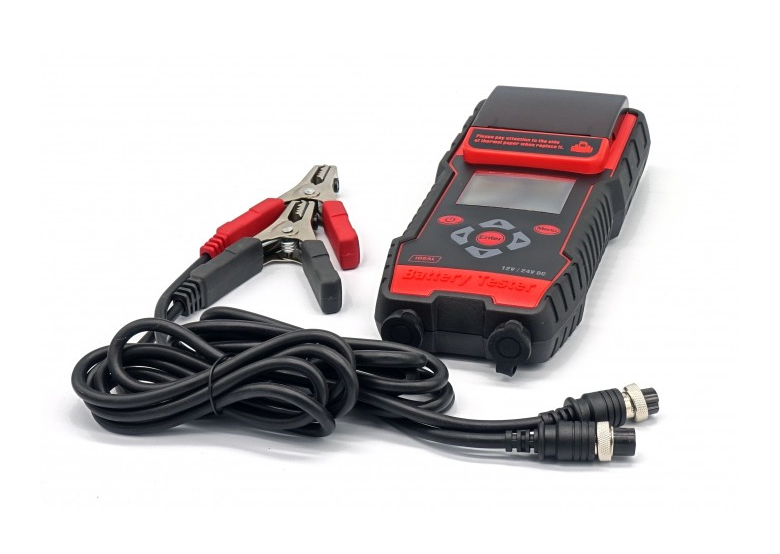 Tester akumulatorów - cyfrowy z drukarką 12V Ideal BDT7000