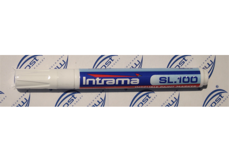 Marker z tuszem niezmywalnym biały Intrama 84-50-101301