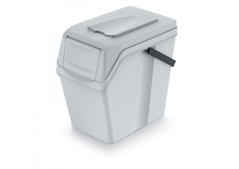 Kosz na  śmieci SORTIBOX - szary kamienny Keden ISWB25-405U