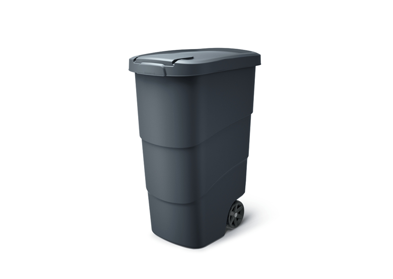 Kosz ogrodowy WHEELER 110 L - antracytowy Keden NBWB110-S433