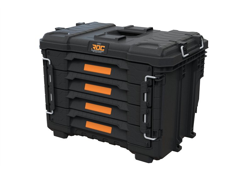 Skrzynka XL z 4 szufladami Keter ROC PRO GEAR 2.0