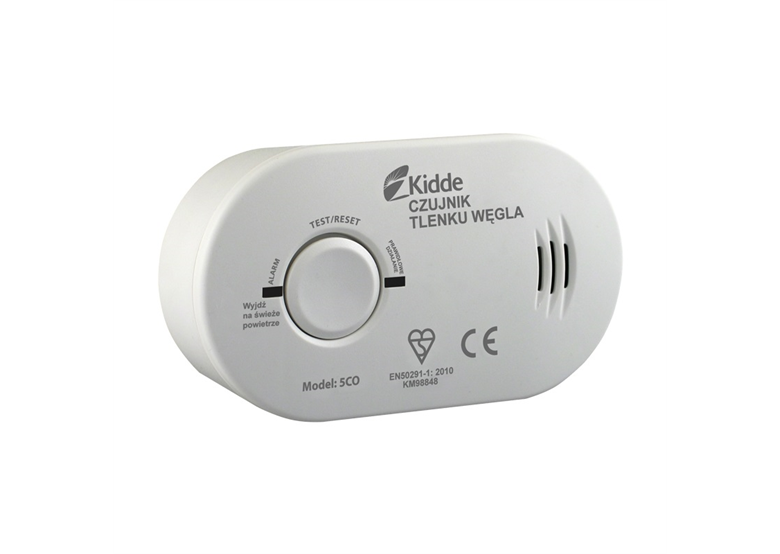 Czujnik tlenku węgla (czadu) bez wyświetlacza Kidde 445671