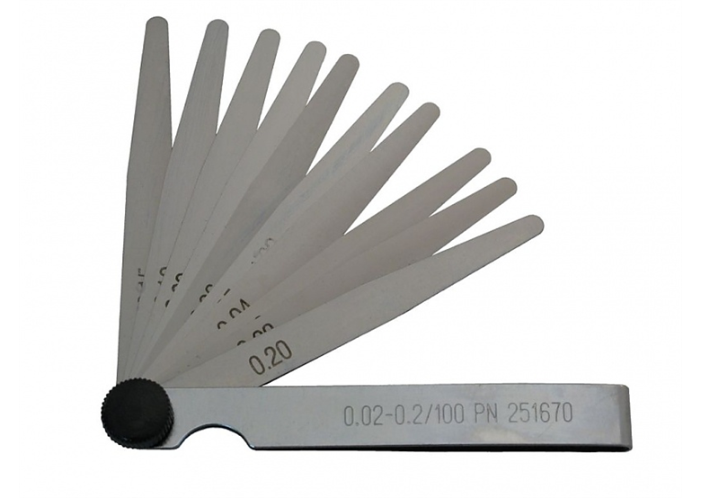 Szczelinomierz 100/0.02-0.2 Kmitex G340-020