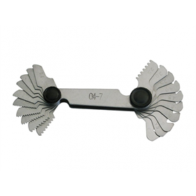 Gwintomierz metryczno-calowy 0.25-62 58szt. Kmitex G610-060