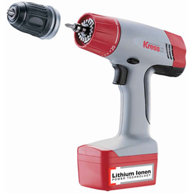 Wiertarko-wkrętarka akumulatorowa Kress 108 LIOS Set