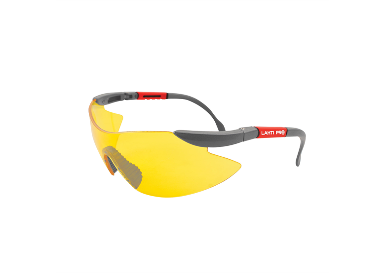 Okulary ochronne żółte, regulowane Lahti Pro 46039