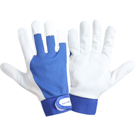 Rękawice ze skóry koziej niebieskie, 12 par, 10 Lahti Pro L272110W