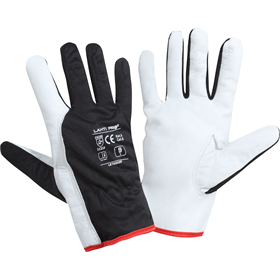 Rękawice ze skóry koziej czarne, 12 par, 9 Lahti Pro L272209W