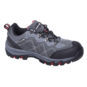 Półbuty zamszowe szaro-czerwone, s1p sra, 40 Lahti Pro L3041040