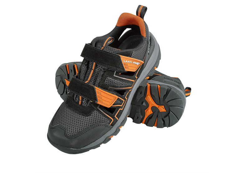 Sandały bez podnoska zamsz/dzianina, o1 sra, 45, ce Lahti Pro L3060645