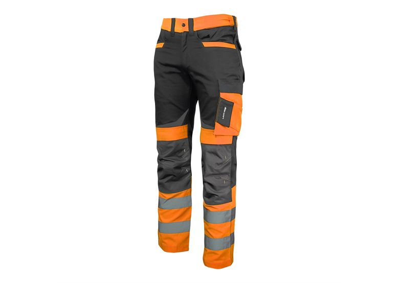 Spodnie ostrzegawcze czarno-pomarańczowe 3XL Lahti Pro L4051206