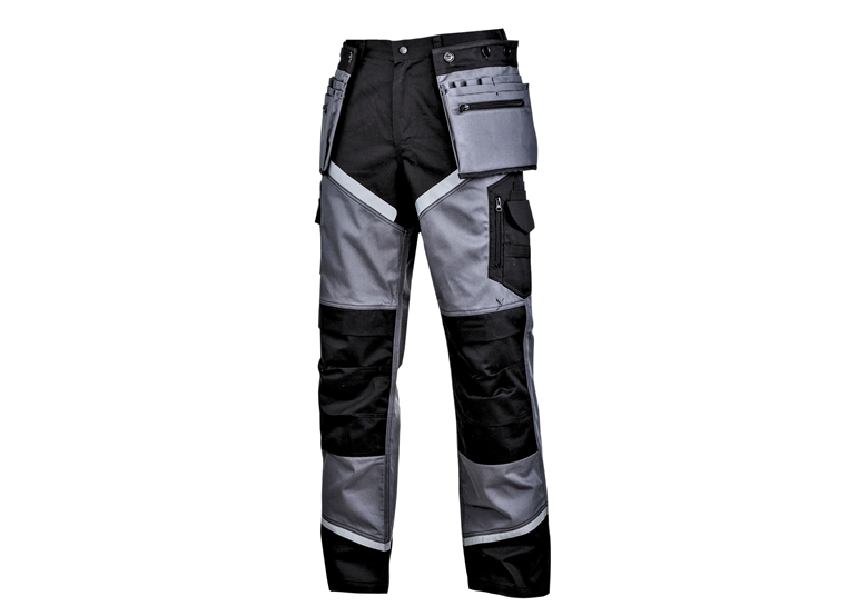 Spodnie czarno-szare z odblaskami S Lahti Pro L4051601