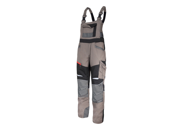 Ogrodniczki robocze khaki czarne, strecht 2XL ce Lahti Pro L4060905