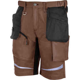 Spodenki krótkie brązowo-czarne 2XL Lahti Pro L4071105