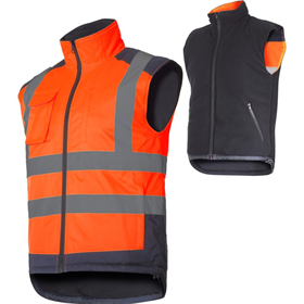 Bezrękawnik dwustronny ostrzegawczy Lahti Pro L413140