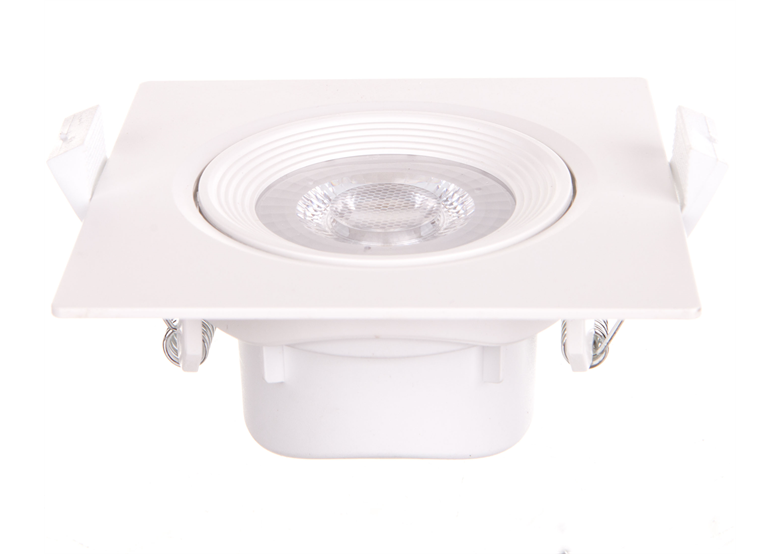 Oprawa downlight LED 5W biały podtynkowy kwadratowy obrotowy Lamprix 427885