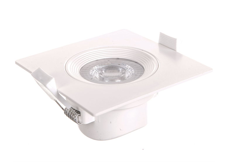 Oprawa downlight LED 5W biały podtynkowy kwadratowy Lamprix 427889