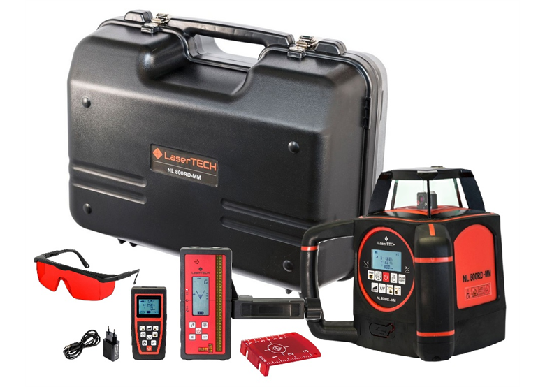 Cyfrowy niwelator laserowy LaserTECH Measurement Solutions NL 800RD-MM
