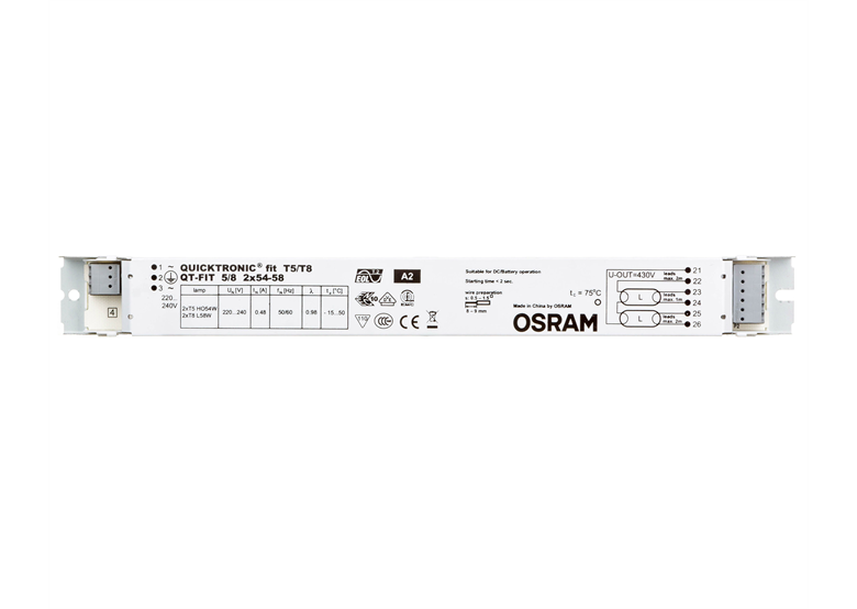 Statecznik elektroniczny QT-FIT 5/8 2X54-58/220-240 Ledvance 4008321873842