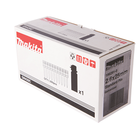 Gwoździe do betonu 2.6x25mm, 1000szt. Makita 196291-0