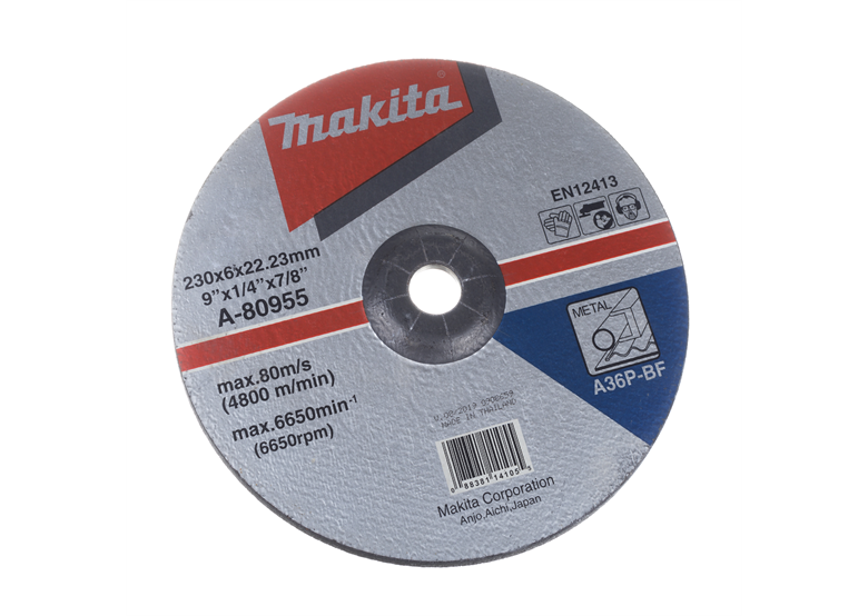 Tarcza szlifierska 230x6x22 mm Makita A-80955