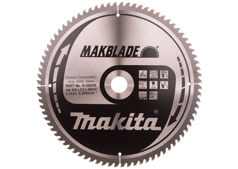 Tarcza MAKBLADE MSF30580G 305x30mm Z80 Makita B-09086