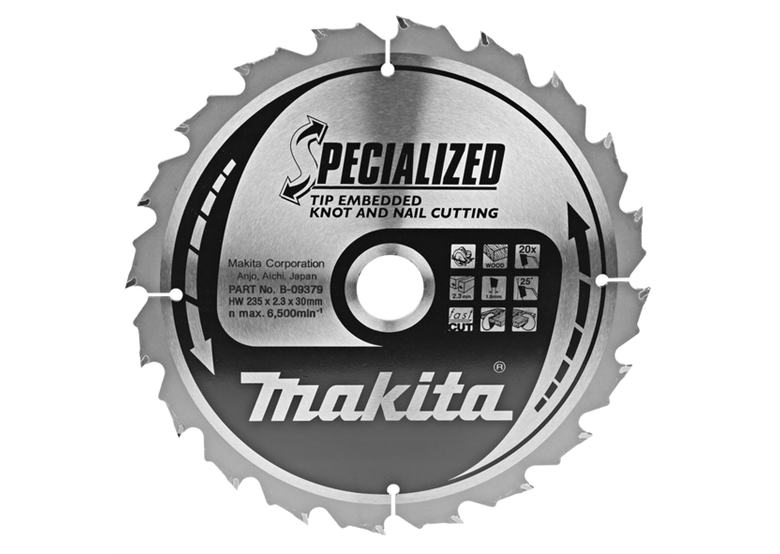 Specjalistyczna tarcza do pilarki ręcznej CSCE23520G Makita B-09379