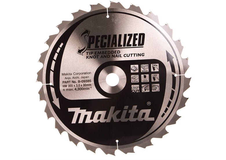 Specjalistyczna tarcza do pilarki ręcznej CSCE35524G 355x30mm Z24 Makita B-09385