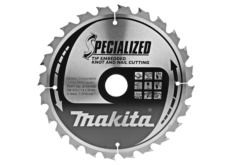 Specjalistyczna tarcza do pilarki ręcznej CSME21024G Makita B-09438