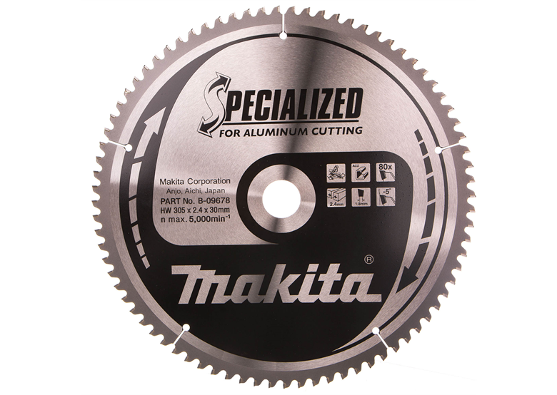 Piła tarczowa do aluminium 305x30mm Z80 Makita B-09678