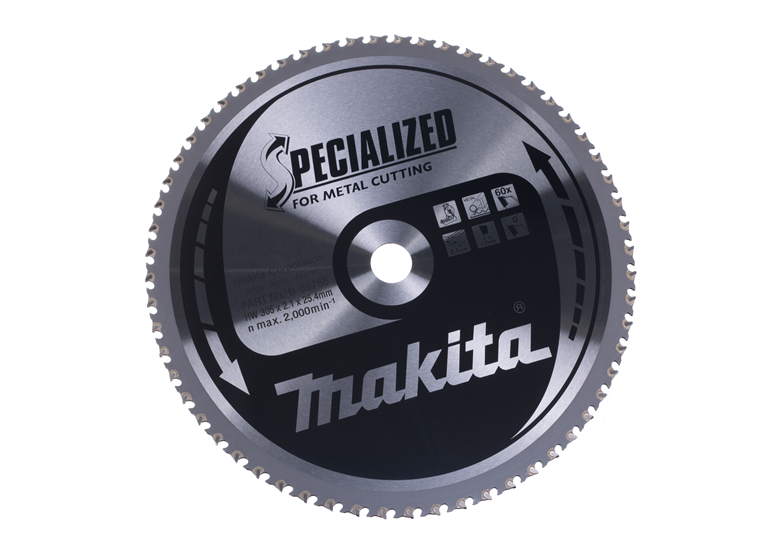 Piła tarczowa do metalu 305x25,4mm Z60 Makita B-09765