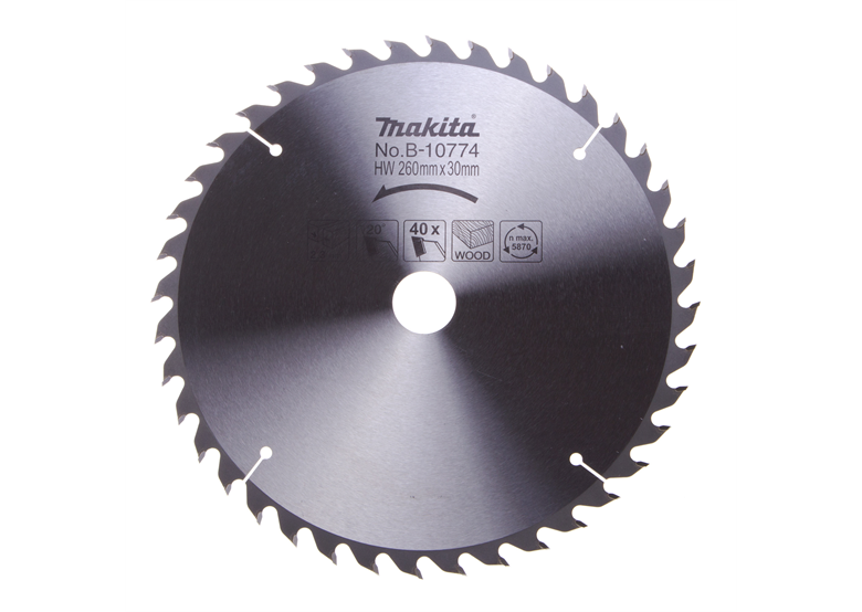 Tarcza tnąca do pilarki stołowej MLT100 260x30mm Z40 Makita B-10774