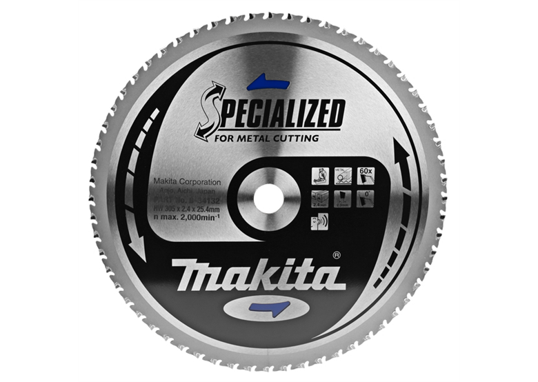 Piła tnąca do metalu 305x25,4mm Z60 Makita B-34132