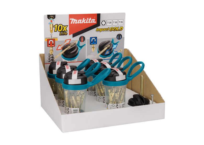 Końcówki wkręcające skrętne T20 10szt. Makita B-54112