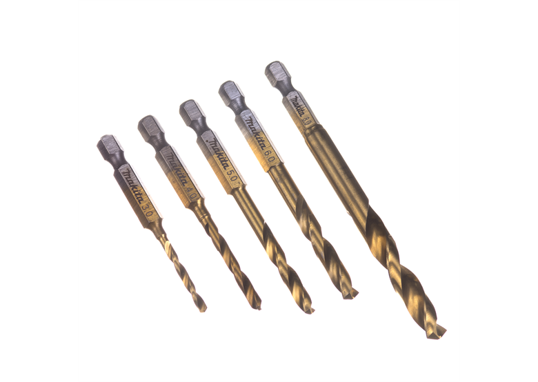 Zestaw wierteł do metalu 5szt. Makita B-57308